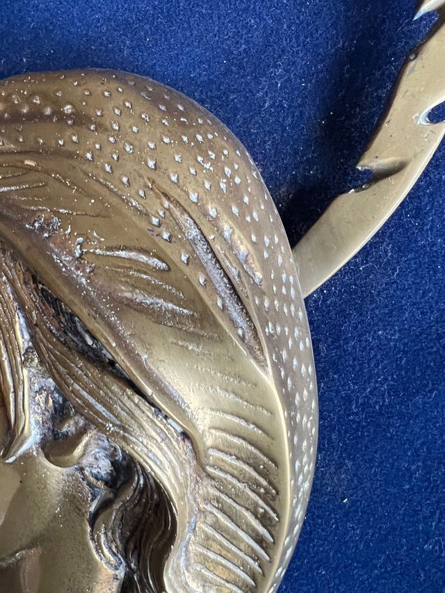 ovalo Miguel Angel de bronce