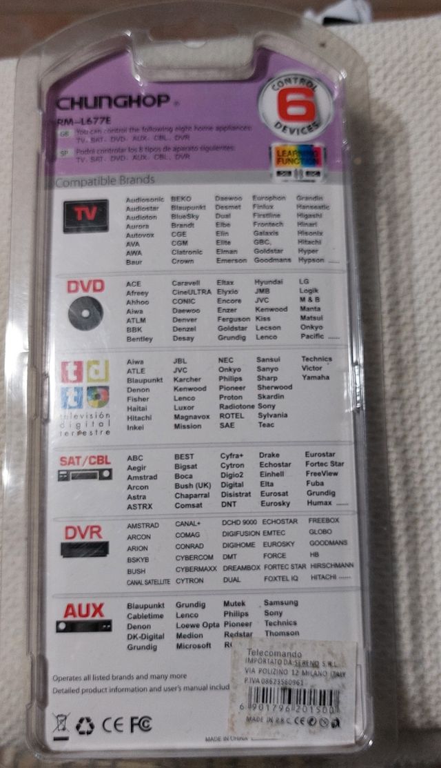 Telecomando universale