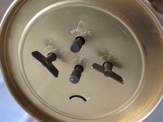 Sveglia da tavolo meccanica vintage orologio rame