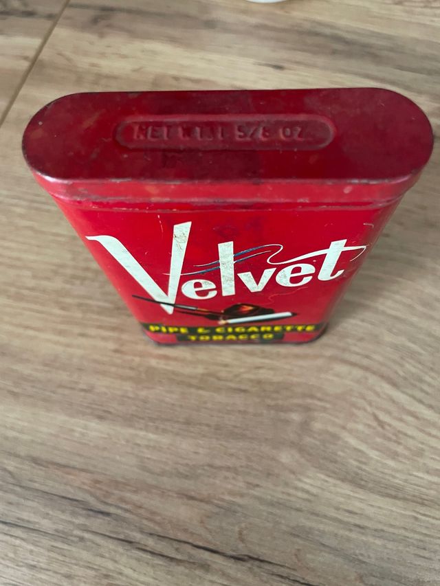 Caja Metalica Roja Velvet