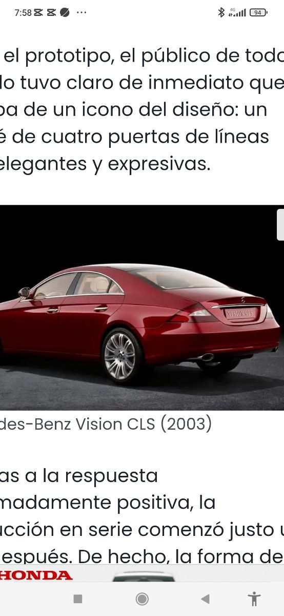 Cola de escape mercedes