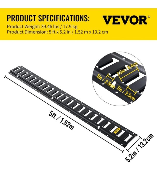 Rieles de Amarre camión