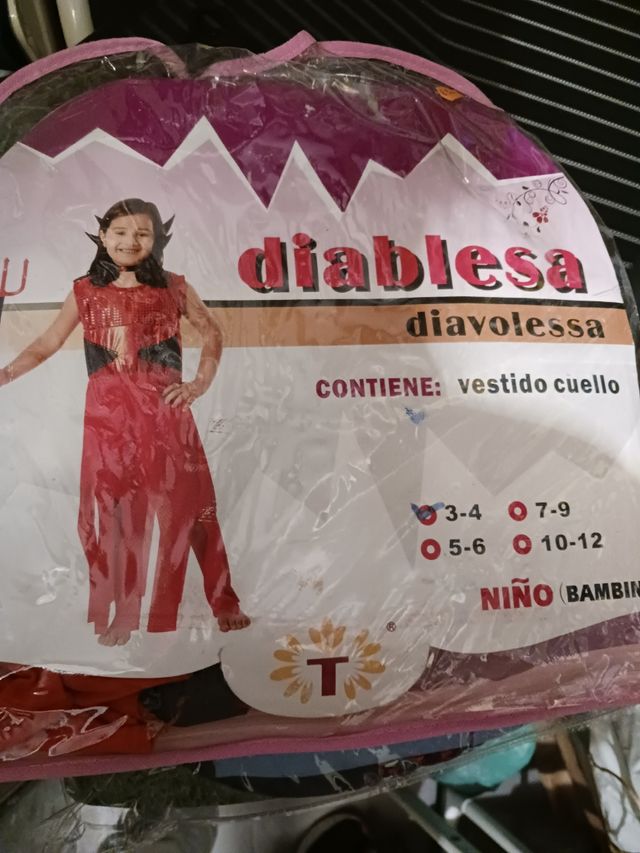Disfraz diablesa