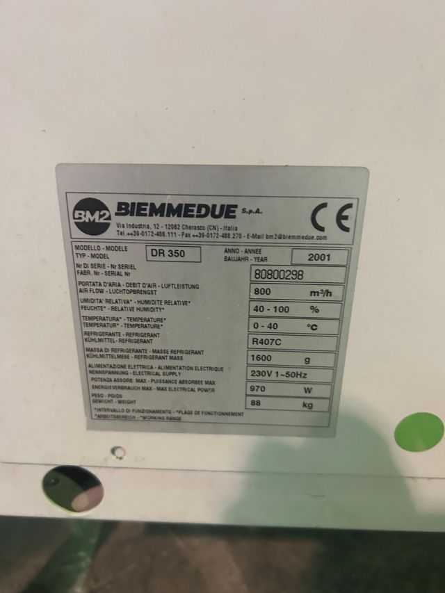 Deshumificador industrial potente