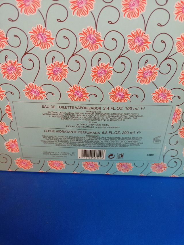 Colonia AGUA de CARMEN SIVIGLIA