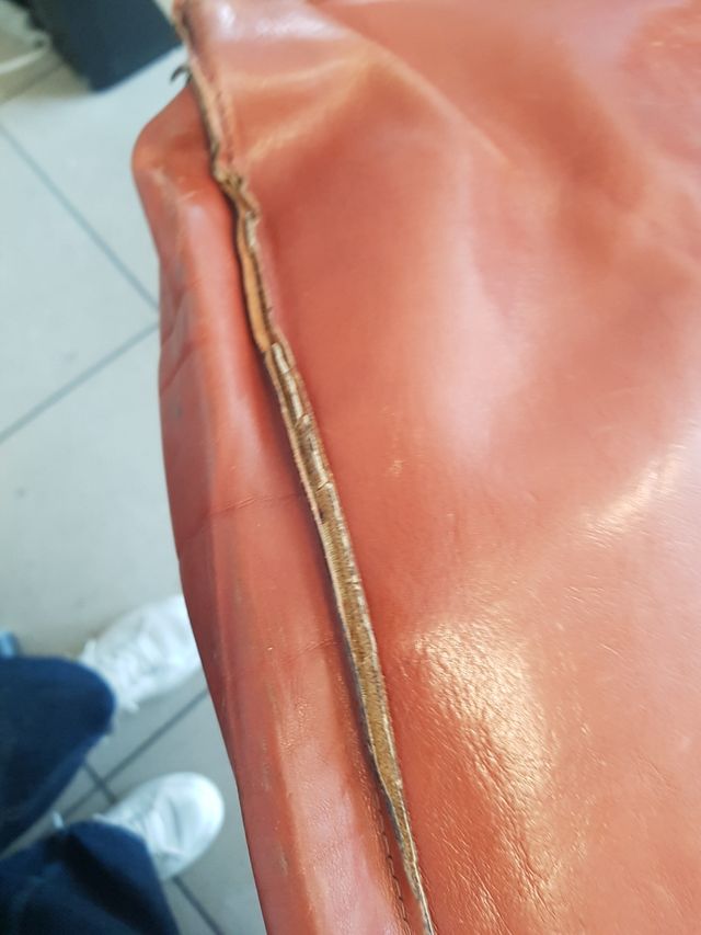 Borsa pelle da ufficio vintage