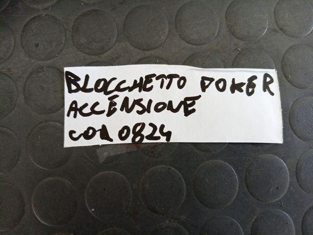 blocchetto accensione piaggio ape poker