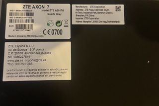 Móvil axon Zte 7