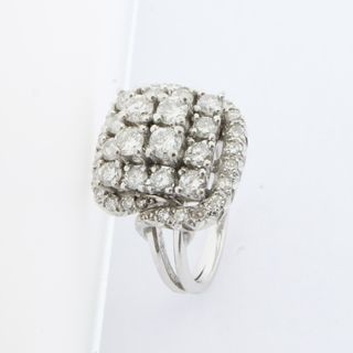 Anillo oro blanco con diamantes