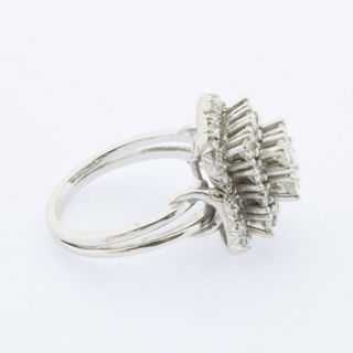 Anillo oro blanco con diamantes
