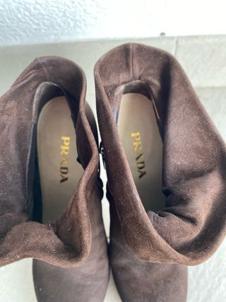 Zapato botin ante PRADA