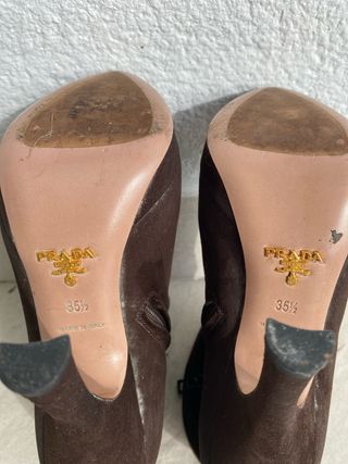 Zapato botin ante PRADA