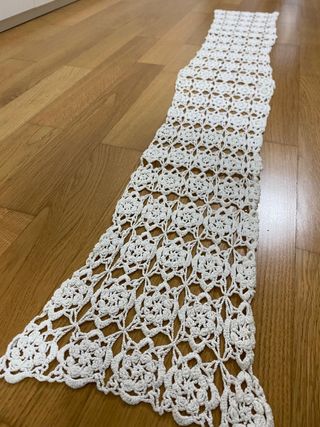 Centrino uncinetto 120x20