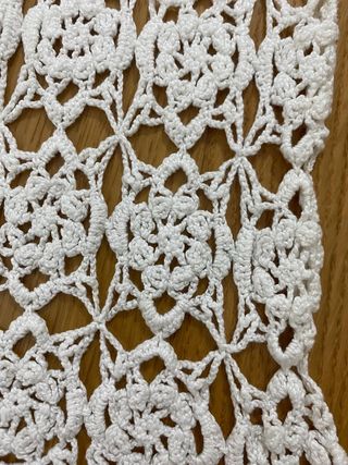 Centrino uncinetto 120x20