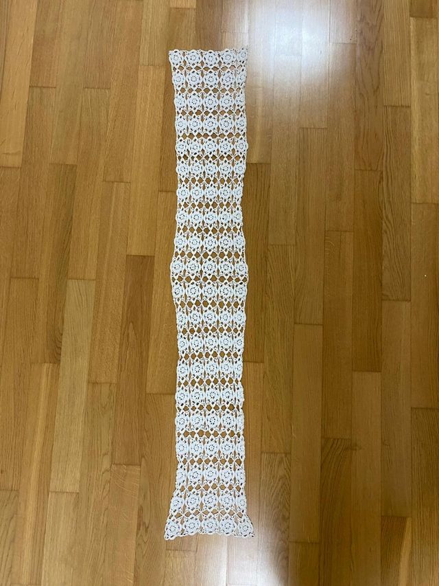 Centrino uncinetto 120x20