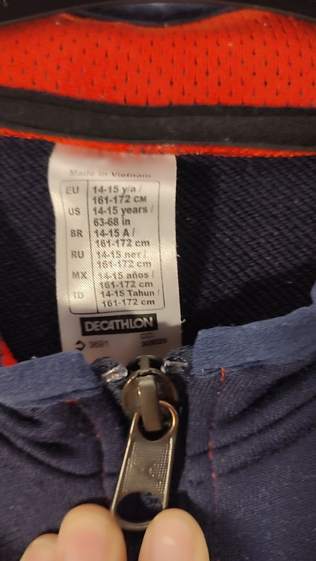 Chaqueta deporte niño