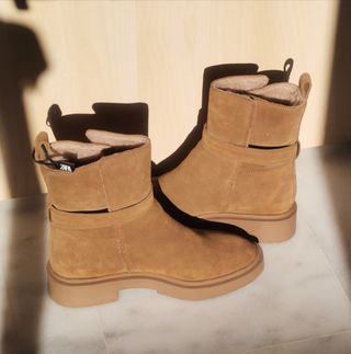 Botas piel de ante número 37