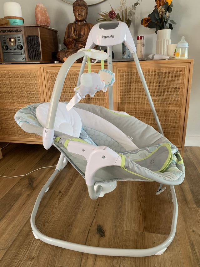 Columpio balancín eléctrico