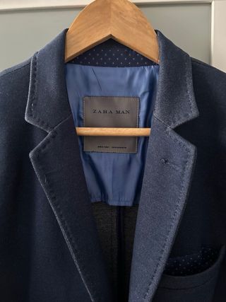 Americana azul talla 50 ZARA