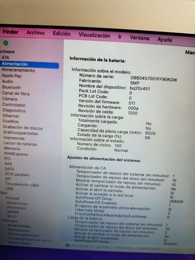 Ordenador MacBook Air 13" (2015)