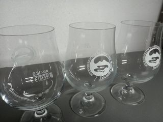 3 bicchieri birra del Birrificio Incanto