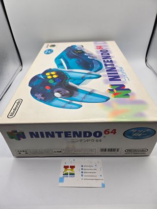 Nintendo 64 Clear Blue Jap Ntsc-J