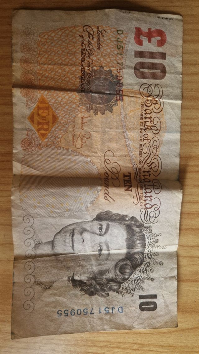 Billete inglaterra