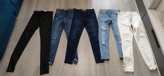 Lote de 5 pantalones mujer