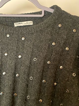 Jersey oversize tachuelas Pull&Bear - M