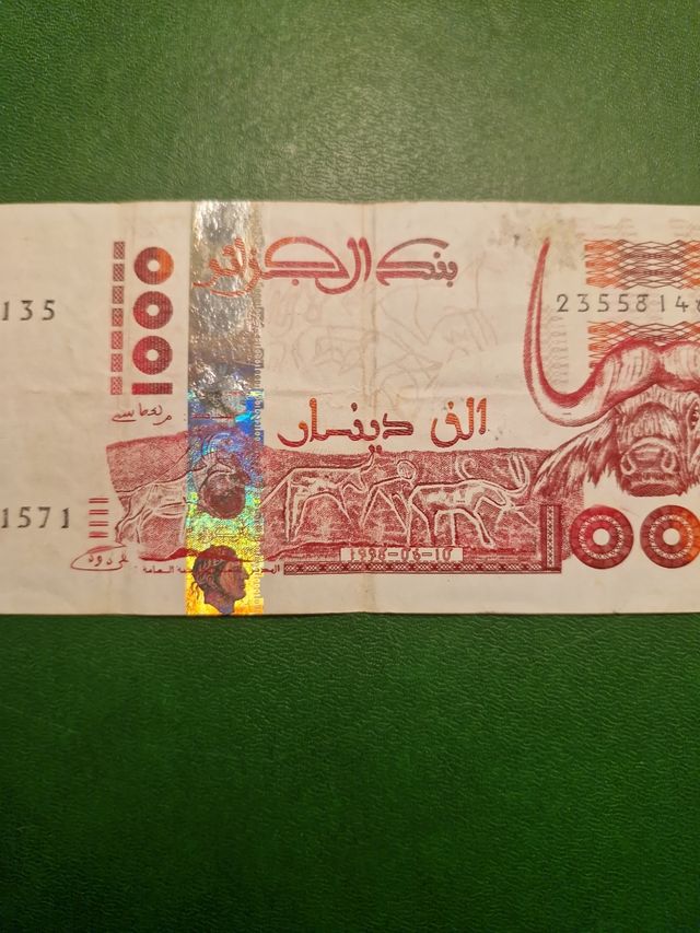 Banconota 1000 Dinars Algeria