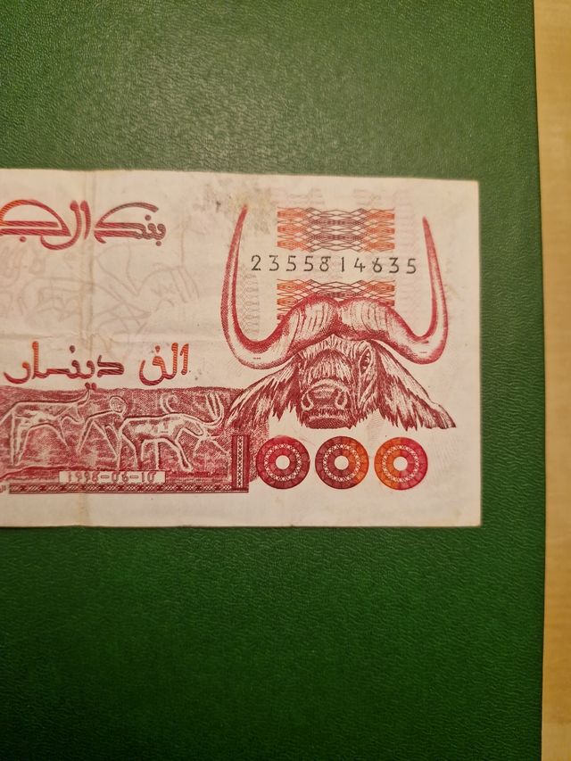 Banconota 1000 Dinars Algeria