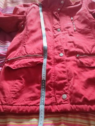 Parka mujer roja