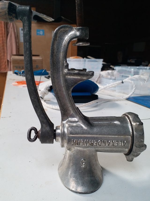 Picadora Vintage de carne,Alejaxander Werk