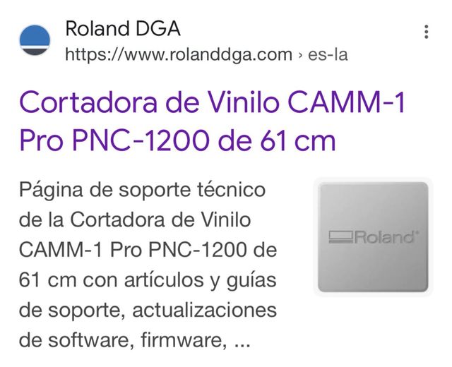 PLOTER DE CORTE ROLAND CAMM 1 PNC 1200