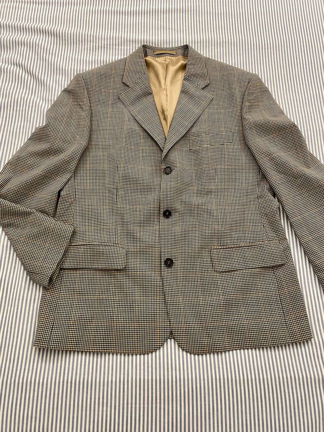 Chaqueta/ americana vintage de cuadros - Cortefiel