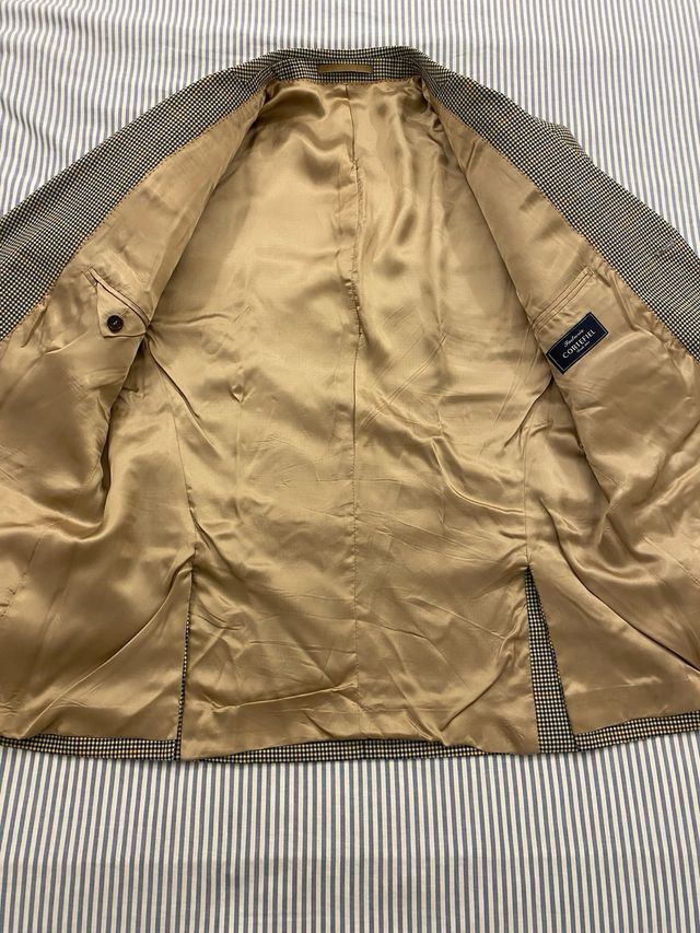 Chaqueta/ americana vintage de cuadros - Cortefiel