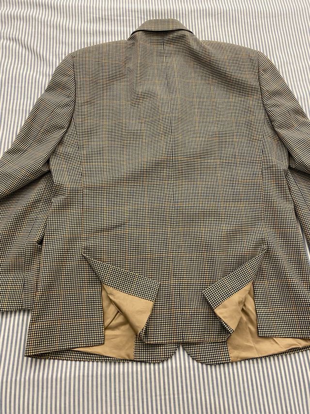 Chaqueta/ americana vintage de cuadros - Cortefiel