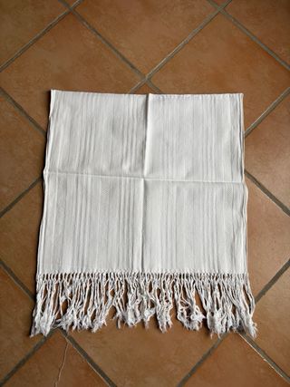 Set asciugamani antichi bianchi