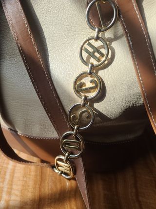 BOLSO PIEL  HOMBRO MOSCHINO REDWALL