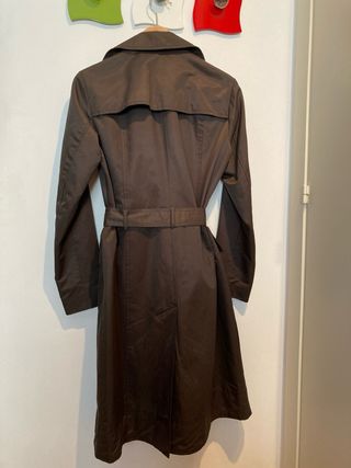 Gabardina mujer marron Zara