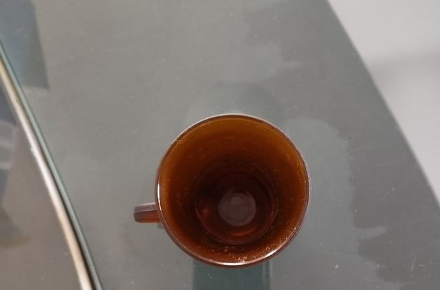 8 BICCHIERI MOKA GALA CAFFE' VETRO AMBRATO