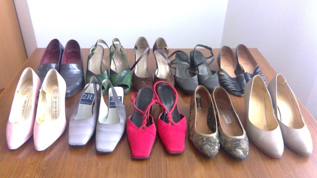 Set scarpe da donna, 15 paia, taglia 36