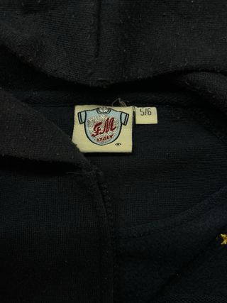 Felpa per bambino blu ITALIA con cappuccio