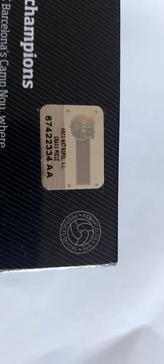 Césped oficial del Camp Nou del Barça