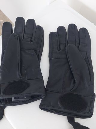 2 paia Guanti moto pelle