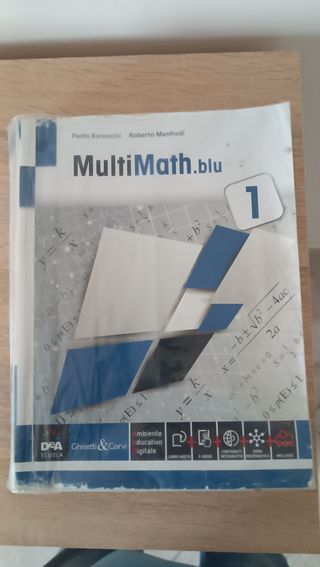 Libro matematica superiori MULTIMATH.BLU 1