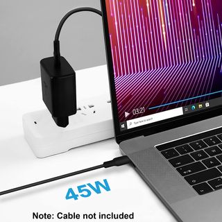 Cargador PD 45W Carga Rápido CON Cable Tipo C- C