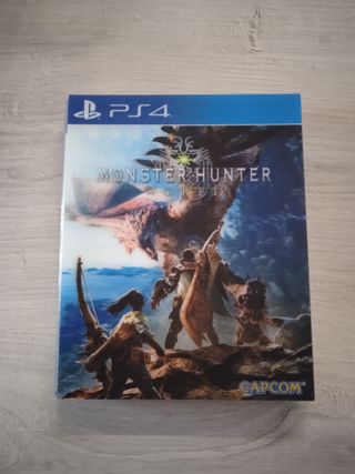 Monster hunter world PS4 
