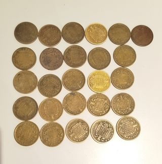 1953 - Lote  1 peseta de 1953 (diversas *)
