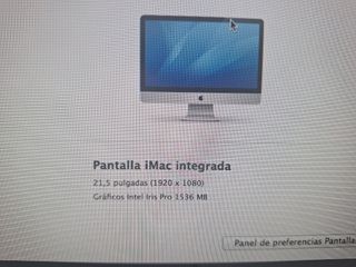 Ordenador iMAC 21,5 pulgadas 2013